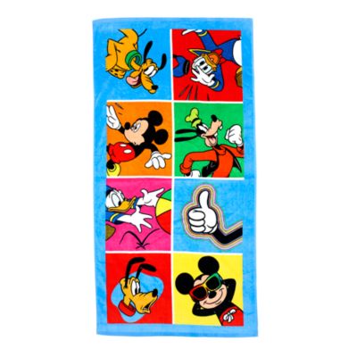 Disney Store Serviette de plage Mickey et ses amis