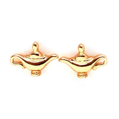 Pendientes bot&oacute;n l&aacute;mpara m&aacute;gica, Aladd&iacute;n, Disney Store