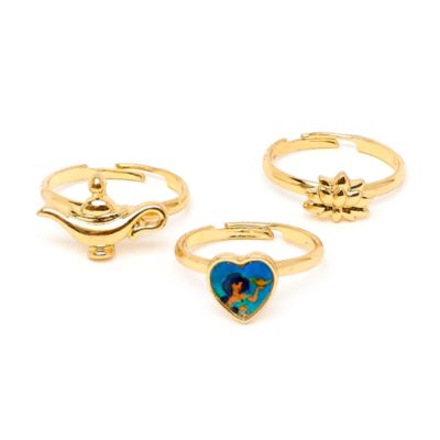 Anillos princesa Jasmine, Disney Store (3 u.)