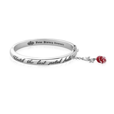 Couture Kingdom Bracelet en plaqu&eacute; or blanc La Belle et la B&ecirc;te