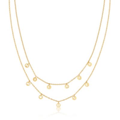 Collar ba&ntilde;ado en oro Mickey Mouse, Couture Kingdom