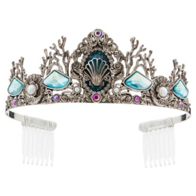 Tiara disfraz tonos plata Ariel, Disney Store