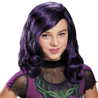 Mal Purple Wig for Kids, Disney Descendants