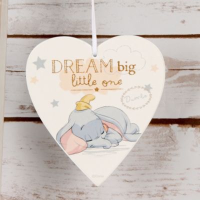 Placa madera Dumbo para beb&eacute;