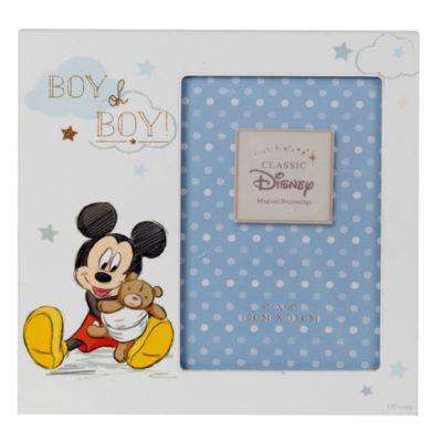 Cadre photo Mickey Mouse pour b&eacute;b&eacute;s