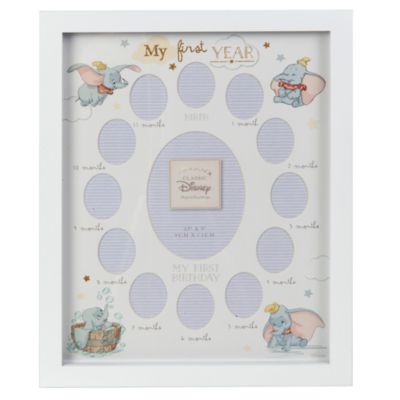 Cadre photo Dumbo My First Year pour b&eacute;b&eacute;s