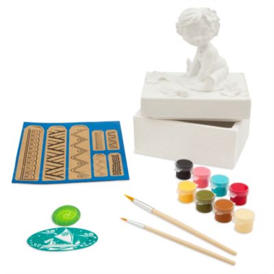 Disney Store N&eacute;cessaire de peinture pour bo&icirc;te &agrave; bijoux Vaiana SPARK