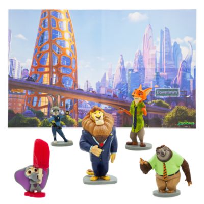 Set de juego de figuritas Zootr&oacute;polis, Disney Store