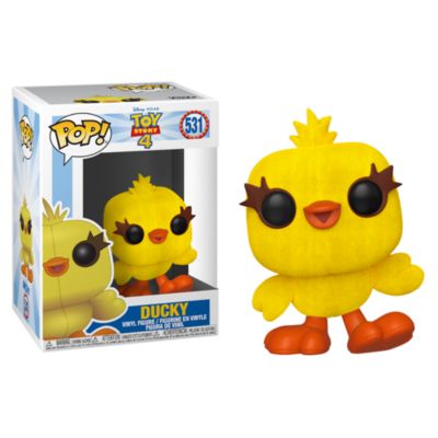 Figura de vinilo Pop! exclusiva y aterciopelada de Ducky, Toy Story&nbsp;4, Funko