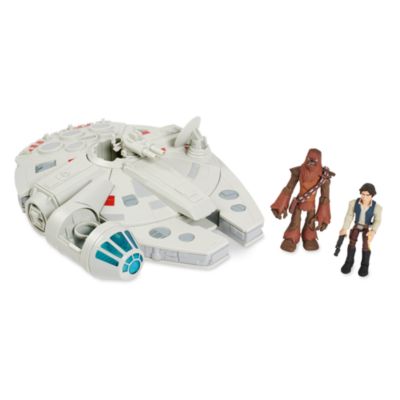Halc&oacute;n Milenario con figuras, Star Wars, Toybox, Disney Store