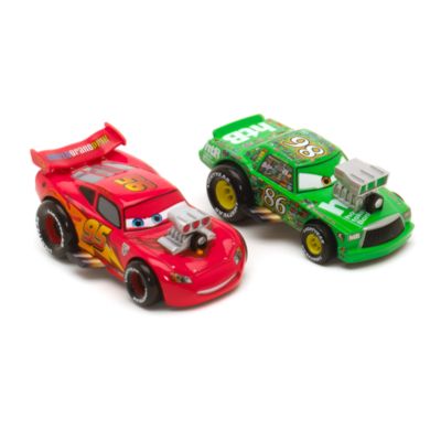 Disney Pixar Cars Lightning McQueen and Chick Hicks Hot Rod Die-Casts