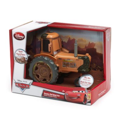 Disney Pixar Cars - Kippender Traktor mit Rückzugfeder