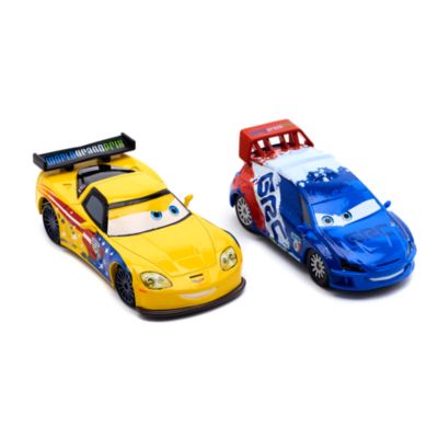 Disney Store Duo de voitures miniatures Raoul CaRoule et Jeff Gorvette