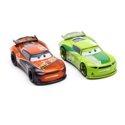 Disney Store Duo de voitures miniatures Chase Racelott et Tim Treadless
