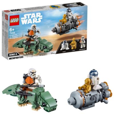 LEGO Star Wars&nbsp;75228&nbsp;Capsule de sauvetage contre Microfighter Dewback