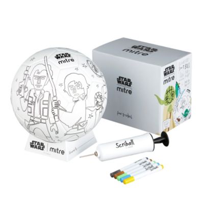 Bal&oacute;n para colorear Scriball Yoda, Star Wars, Mitre