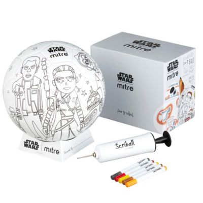 Bal&oacute;n para colorear Scriball BB-8, Star Wars, Mitre