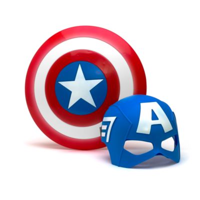 Maschera E Scudo Di Capitan America