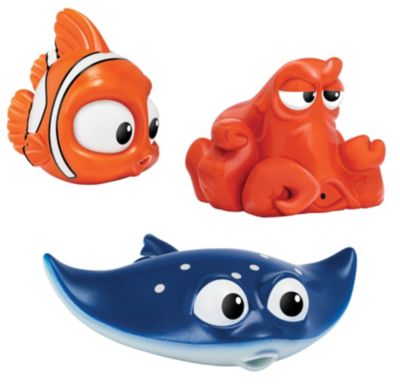 Nemo, Hank and Mr Ray Bath Toys, Finding Dory