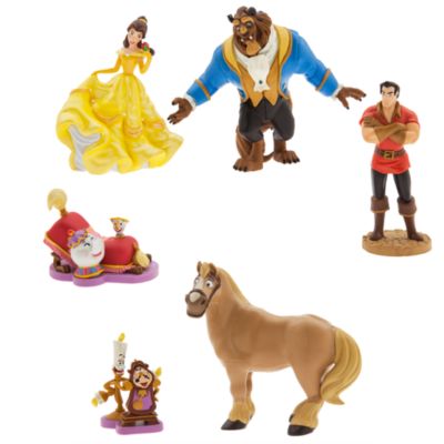 Disney Store Ensemble de figurines La Belle et la B&ecirc;te