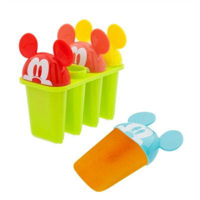 Disney Store Mickey Mouse Disney Eats Ice Lolly Moulds, Set of 4