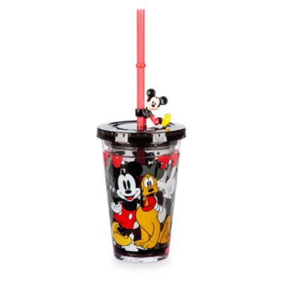 Disney Store Mickey Mouse Straw Tumbler
