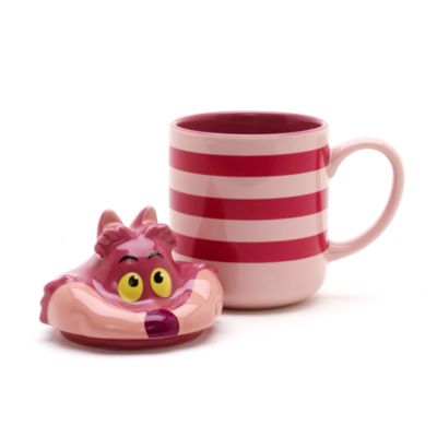 Cheshire Cat Figural Mug with Lid