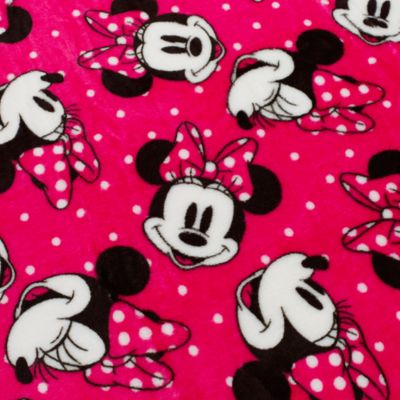 Disney Hot Pink Black Polka Dot Minnie Mouse Soft Coral ...