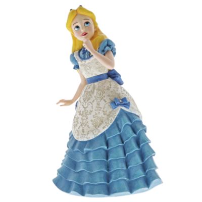 Enesco, figurita Alicia en el Pa&iacute;s de las Maravillas, Disney Showcase
