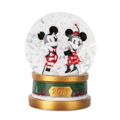 Disney Store Mickey and Minnie Holiday Cheer Snow Globe shopDisney UK