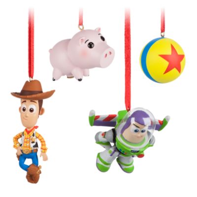 Toy Story Christmas Decorations, Set of 4