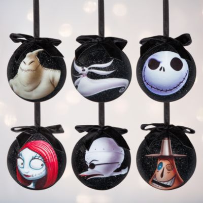 The Nightmare Before Christmas Baubles, Set Of 6