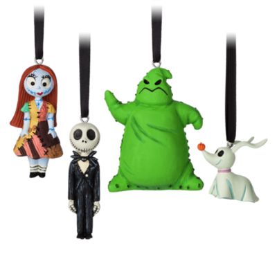 The Nightmare Before Christmas Hanging Ornaments, Set of 4