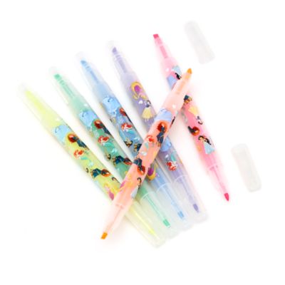 Subrayadores dos puntas princesas Disney, Disney Store (6&nbsp;u.)