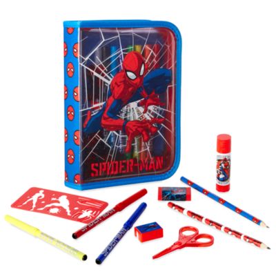 Disney Store Kit de fournitures Spider-Man zipp&eacute;