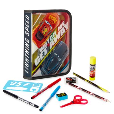 Disney Store Kit de fournitures Disney Pixar Cars zipp&eacute;