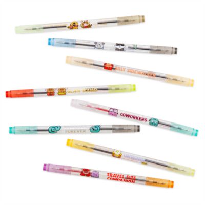 Disney Store Lot de 8&nbsp;stylos doubles