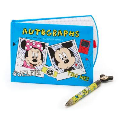 Set libro aut&oacute;grafos y boli Mickey y sus amigos