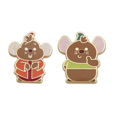 Disney Store Lot de pin's Gus et Jack, Cendrillon