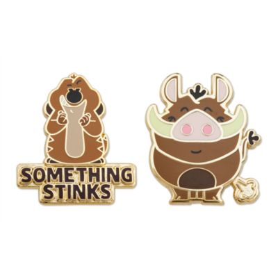 Disney Store Lot de pin's Timon et Pumbaa, Le Roi Lion