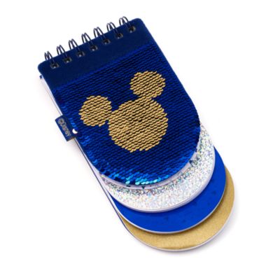 Disney Store Cahier Mickey Mouse &agrave; sequins r&eacute;versibles avec intercalaires int&eacute;gr&eacute;s