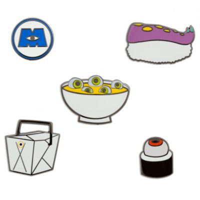 Disney Store Lot de 5&nbsp;pins&nbsp;Monstres & Cie
