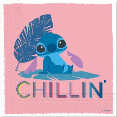 Lot de 20&nbsp;serviettes de f&ecirc;te Stitch et Angel