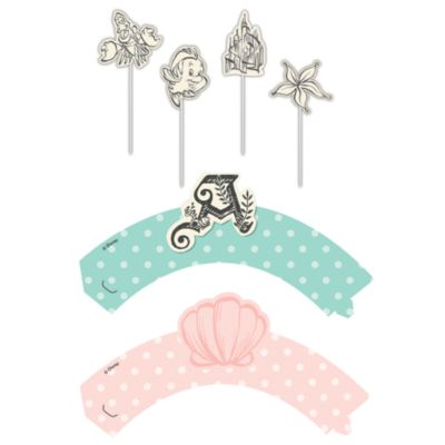 Set decoraci&oacute;n tartas La Sirenita, Disney Store