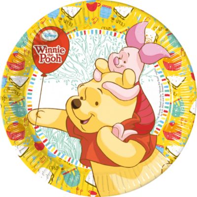 Winnie The Pooh 8x Party Plates Set