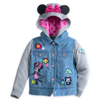 Minnie Mouse Hooded Jacket For Kids