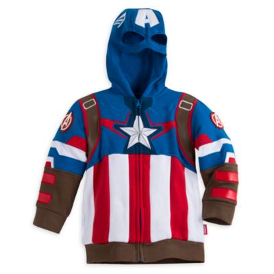 captain costume america 7-8 years Captain For Kids Hooded America Sweatshirt