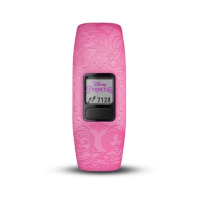 Garmin v&iacute;vofit jr.&nbsp;2 &agrave; bracelet r&eacute;glable rose Disney Princesses pour enfants