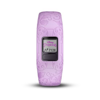 Garmin v&iacute;vofit jr.&nbsp;2 &agrave; bracelet r&eacute;glable violet Disney Princesses pour enfants