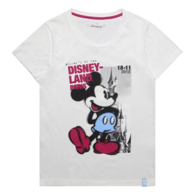 Disneyland Paris T-shirt Mickey blanc pour femmes